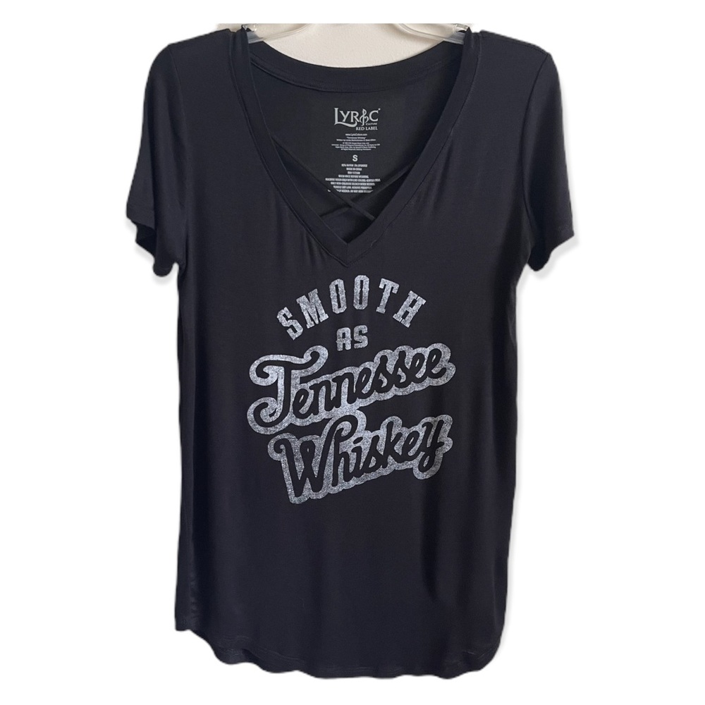 Lyric Culture Tennessee Whiskey Graphic Tee Sz Small